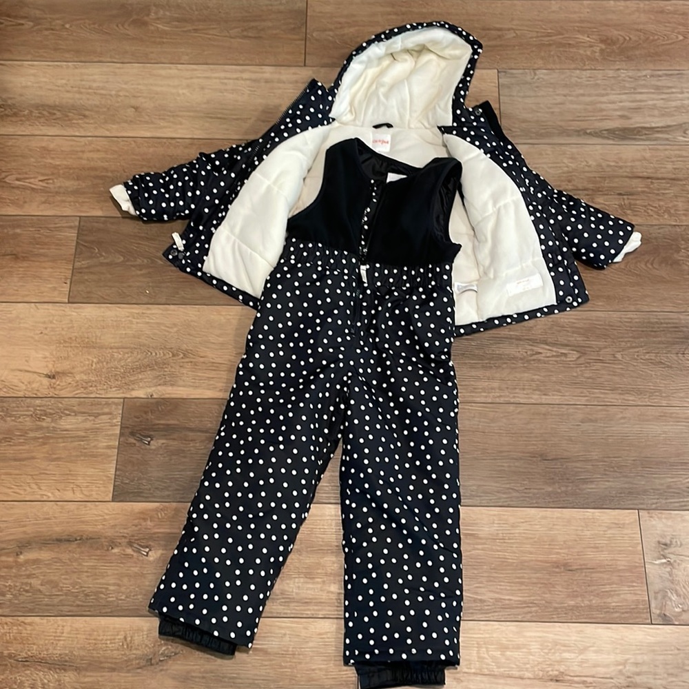 Cat and Jack girls 4T snowsuit
